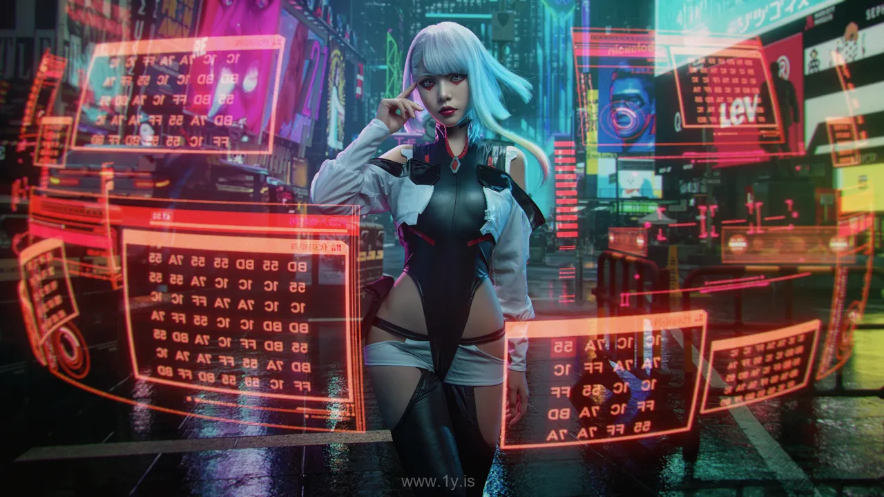 爆机少女喵小吉MiaoXiaoJi NO.067 Cyberpunk Edgerunners Lucy(赛博朋克 边缘行者)